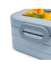 Mr. & Mrs. Panda Brotzeitbox Axolotl Tequila Design ohne Spruch in Blau Pastell