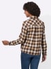 WITT WEIDEN Flanell-Bluse in schoko-ecru-kariert