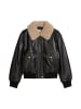 Marc O'Polo DENIM Lederjacke im Aviator-Stil regular in Schwarz