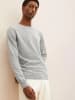 Tom Tailor Feinstrick Basic Pullover Rundhals Sweater in Hellgrau