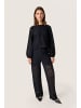 Soaked in Luxury Langarm-Bluse SLHenni Gerade Passform in Black