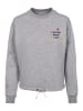 F4NT4STIC Oversize Sweatshirt Christmas Baking Crew in grau meliert