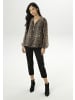 Aniston SELECTED Chiffonbluse in braun-beige-schwarz-gold