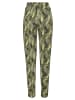 S. Oliver Jerseyhose in khaki bedruckt