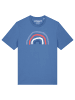 wat? Apparel T-Shirt Regenbogen in Bright Blue