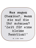 Mr. & Mrs. Panda Quadratischer Untersetzer Spruch Chemiker Reakt... in Weiß