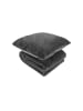 Kayoom Dekokissen & Decke Aimee 625 2er-Set in anthrazit