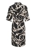 Kaffe Kleid KAmartha Loose fit in Black/Nature Organic Lines