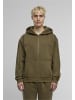 Urban Classics Urban Classics Vintage Heavy Zip Hoodie in warmkhaki