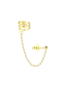 Alexander York Ohrstecker BALL mit EAR CUFF Triple line in Gold aus 925 Silber in gold