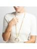 Luxenter Halskette mit rosa Kristall, 18 Karat Gold-Finish – Miota