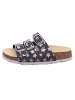 superfit Tieffußbett Pantolette FUSSBETTPANTOFFEL in Grau/Silber