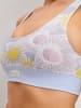 Calida Bustier in harmony blue print