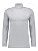 Ragman Langarm-T-Shirt in grau
