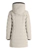 AMBER & JUNE Winterjacke mit Kapuze in Silver Cloud