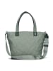 Zwei Cleo Shopper Tasche 42 cm in eucalyptus new
