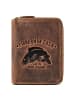 Greenburry Hecht Geldbörse Leder 10 cm brown 1