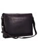 Leonhard Heyden Bergamo Messenger Leder 38 cm Laptopfach in schwarz