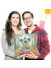 Mr. & Mrs. Panda Sofakissen 40x40 Koala Pommes Design ohne Spruch in Weiß