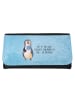 Mr. & Mrs. Panda Portemonnaie für Damen Pinguin Lolli mit Spruch in Eisblau
