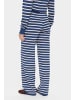 SAINT TROPEZ Casual Hose MilaSZ Gerade Passform in Titan/Gray Morn Mel Stripe