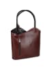 Toscanto Toscanto Schultertasche, Rucksack Leder braun ca. 28cm