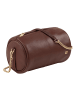 DuDu Abigail Umhängetasche Leder 19.5 cm in chocolate