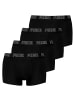 Puma 4er Pack Basic Trunks in Schwarz