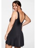 sheego Badekleid in schwarz