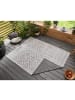freundin HOME COLLECTION In- & Outdoor Wendeteppich Olympia Grau
