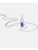 Diamant L'éternel Halskette aus 375 Weißgold mit 0.42 Karat Diamant mit Amethyst