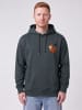 wat? Apparel Sweatshirt Cute Fox in India Ink Grey