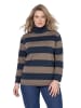 Ulla Popken Sweatshirt in kieselbraun