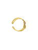 IZIA Women Adjustable Ring in Gold Multicolor