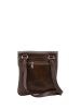 Viola Castellani Umhängetasche in DARK BROWN