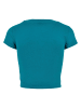Urban Classics Urban Classics Damen Ladies Stretch Jersey Cropped Tee in watergreen