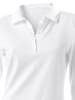 Heine Langarm-Poloshirt in weiß