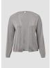 QS Strickjacke in 9400_grau meliert