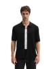 Marc O'Polo Polo-Strickjacke regular in Schwarz