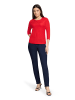 Betty Barclay Strukturshirt mit Rundhalsausschnitt in High Risk Red