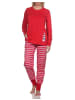 NORMANN Schlafanzug Bündchen und Leuchtturm - 78671 in rot