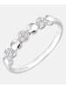 Diamant L'éternel Eternity-Ring aus 375 Weißgold mit 0.08 Karat Diamant mit Perle