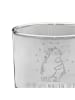 Mr. & Mrs. Panda Whiskey Glas Eisbär Umarmen mit Spruch in Transparent