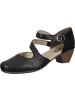 rieker Klassische Pumps, Slipper in schwarz/schwarz
