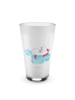 Mr. & Mrs. Panda Glas Einhorn Verliebt ohne Spruch in Transparent
