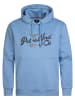 Petrol Industries Plus-Size Artwork Hoodie Flagstaff in Blau