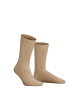 Hudson Socken Relax Cotton druckfreier Bund in Beigemel.