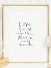 Tales by Jen Poster / Kunstdruck "Love you to the moon and back" I Ohne Rahmen