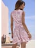 Buffalo Jerseykleid in creme-pink bedruckt
