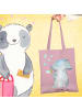 Mr. & Mrs. Panda Jutebeutel Elefant Seifenblasen ohne Spruch in Rosa Pastell
